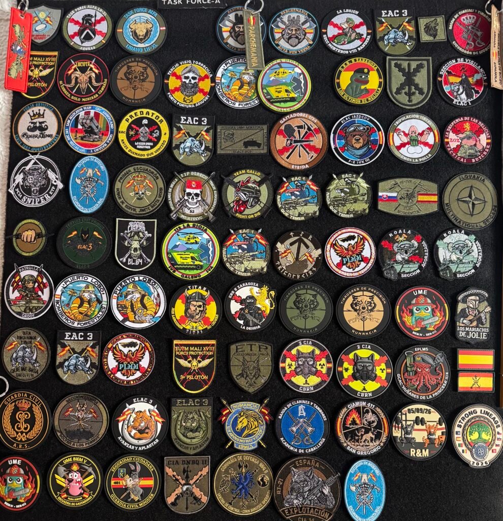 Pack de parches militares